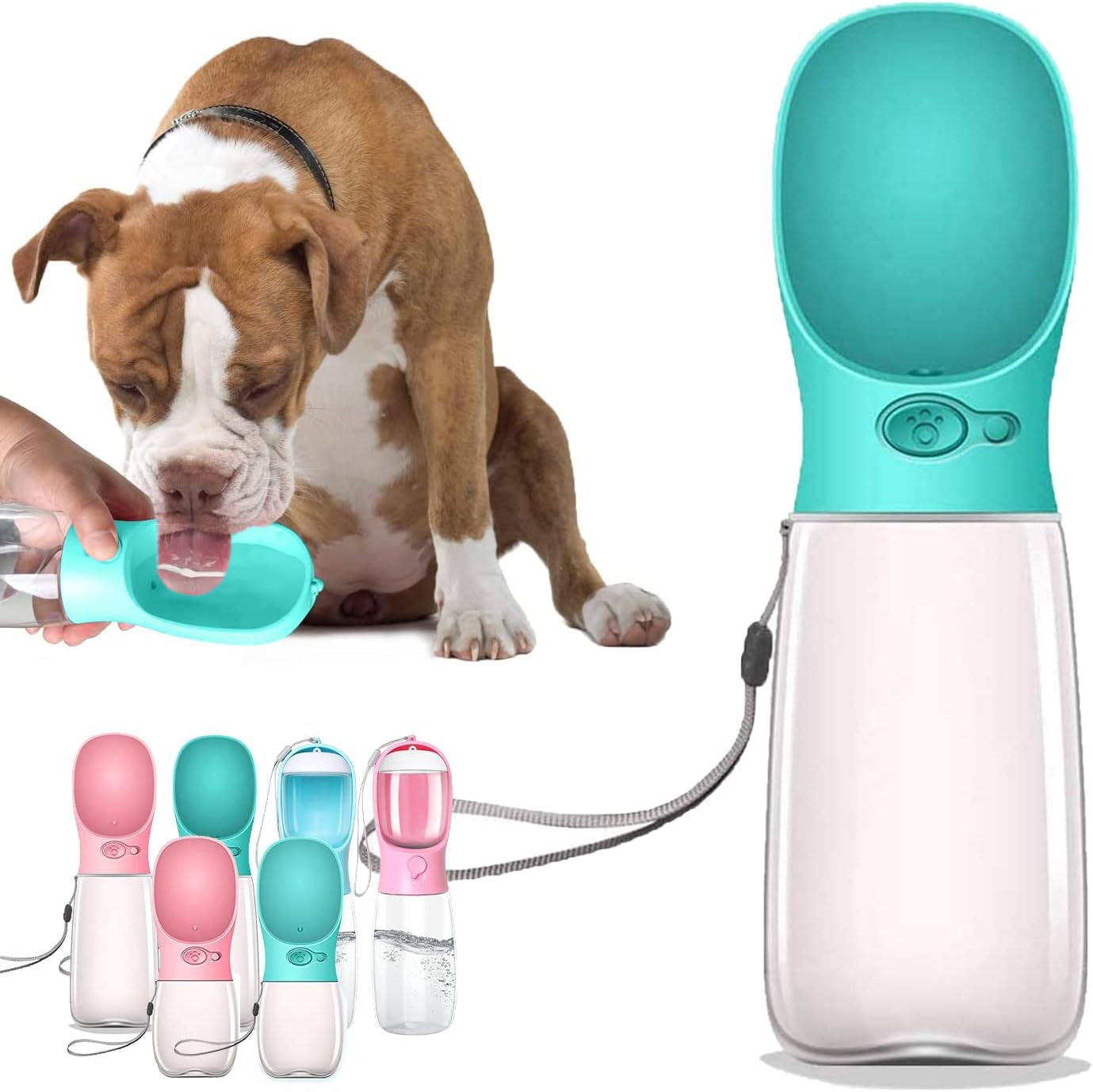 Dog Water Bottle Dog Bowls Dog Water Bowl Dispenser Portable Dog Water Bottles for Cat,Rabbit,Puppy and Other Pets for Walking,Hiking,Travel…