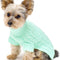 Turtleneck Dog Sweater Mint Size #14