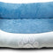 Orthopedic Rectangle Bolster Pet Bed,Dog Bed, Medium 25X21 Inches Blue, by , Blue with Orthopedic Insert. (Hct-Ort-Blue)