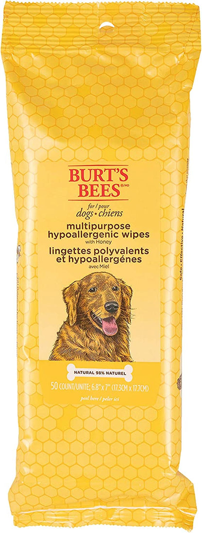 Natural Multipurpose Dog Grooming Wipes | Puppy & Dog Wipes for All Purpose Cleaning | Cruelty Free, Sulfate & Paraben Free, Ph Balanced for Dogs, 150 Count